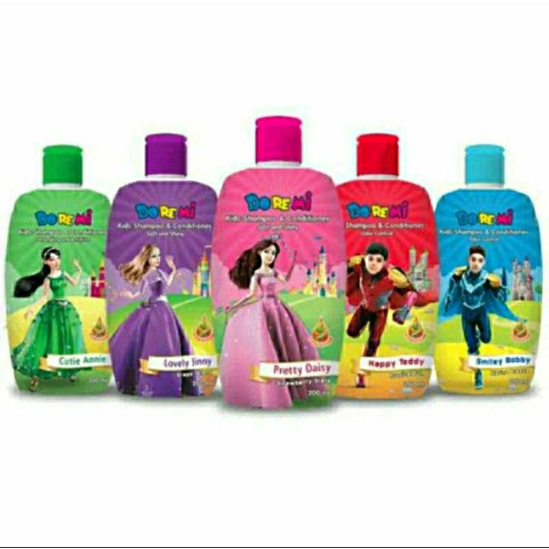 Doremi Kids Shampoo &amp; Conditioner All Variant| 100ml, 200ml|