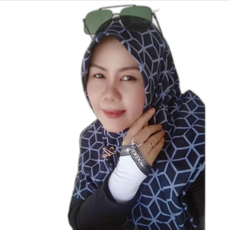 Sarung Tangan Muslimah Premium Ori By Alsyahra//Manset Handsock Cincin Stripe Motif Silver