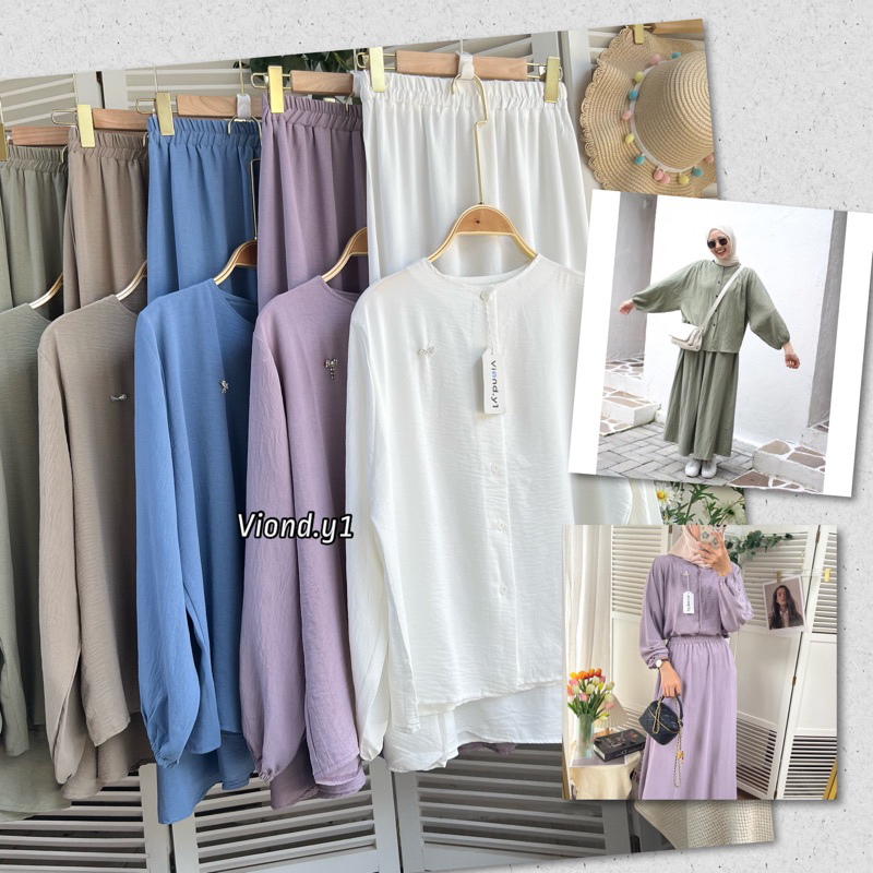 Setelan Maxi Fashion Casual Lengan Panjang / Atasan Tunik Wanita / Long Dress Cewek Korea E.38