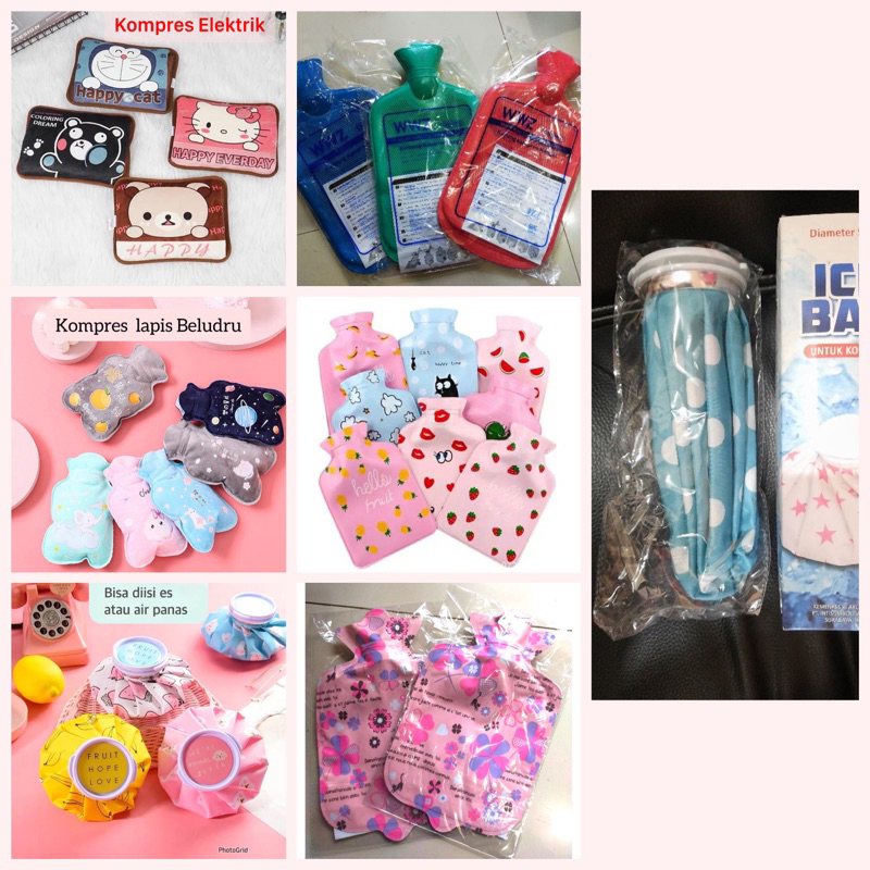 Kantong Kompres Panas/Dingin Pereda Demam, Nyeri haid, Ngilu Badan, Pereda bengkak  dll
