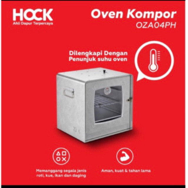 Hock Oven Zinc No 4 Oven Kompor Gas Tangkring Aluminium
