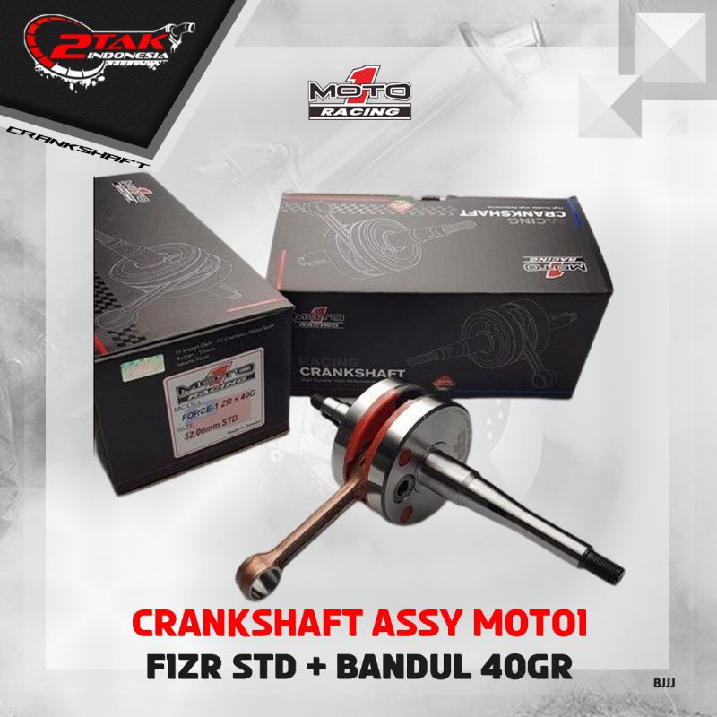 AS KRUK CRANKSHAFT ASSY FIZR + BANDUL MOTO 1