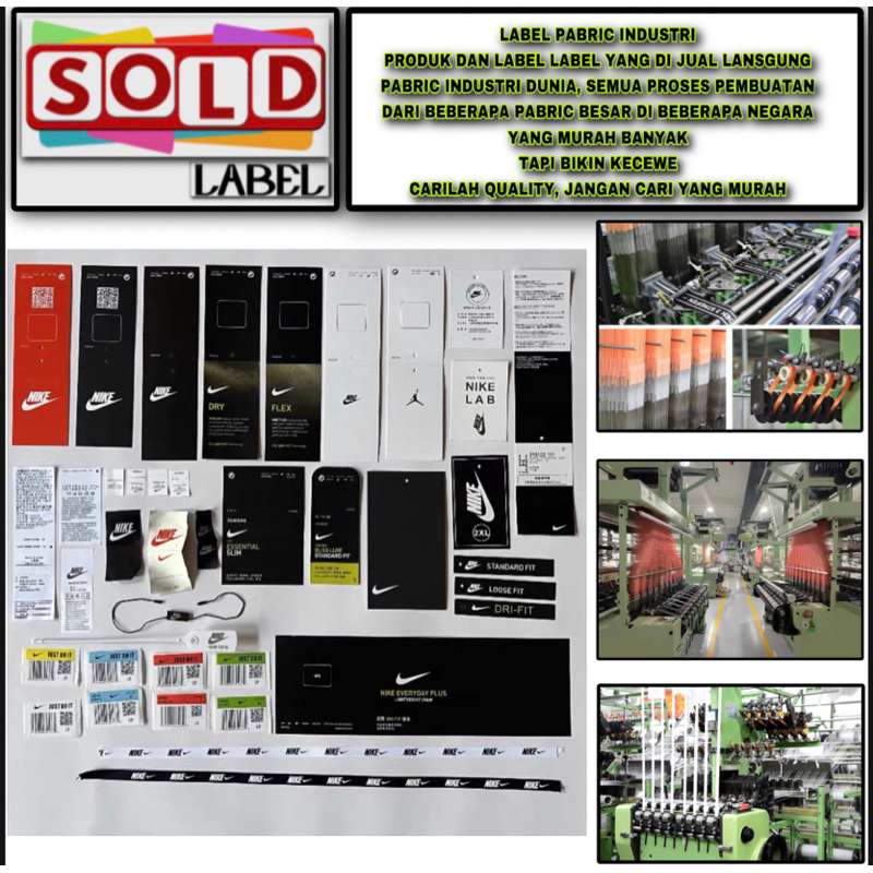 SOLDLABEL LABEL PABRIC INDUSTRI N