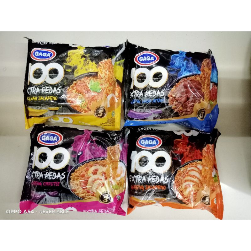 MIE GAGA 100 EXTRA PEDAS