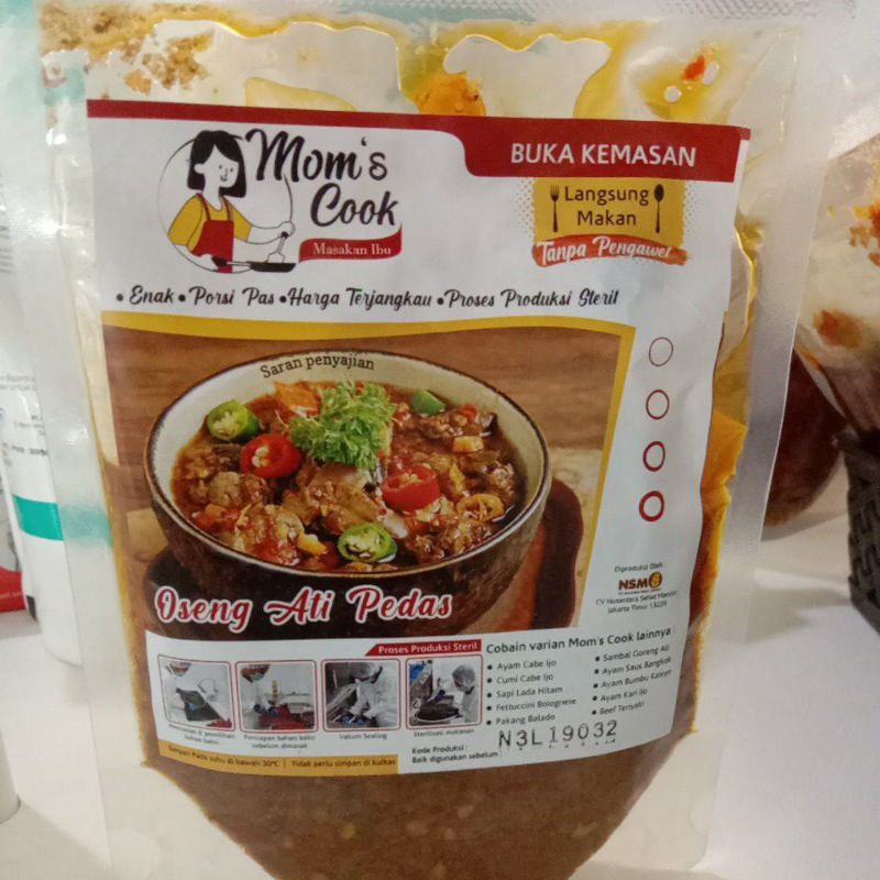 

moms cook makanan siap saji