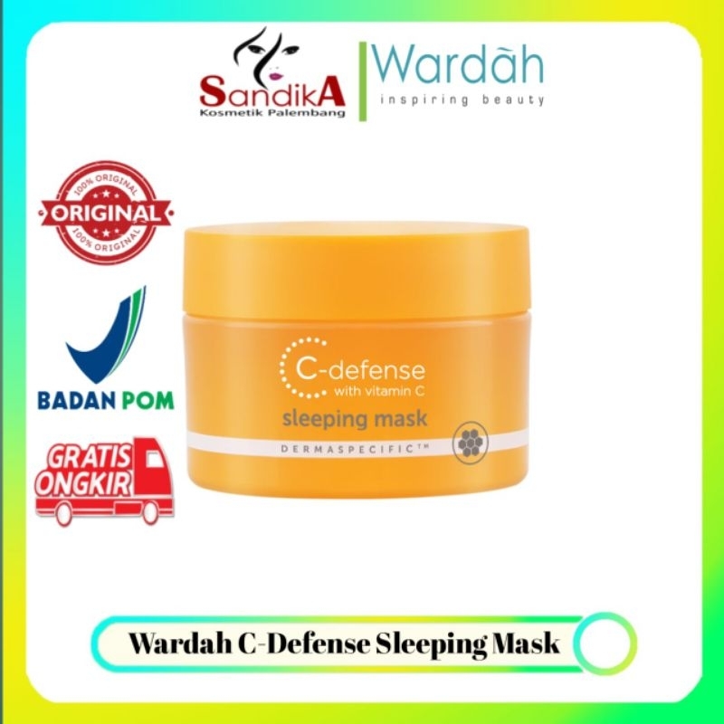 Wardah C Defense Sleeping Mask 30g (100% Original)