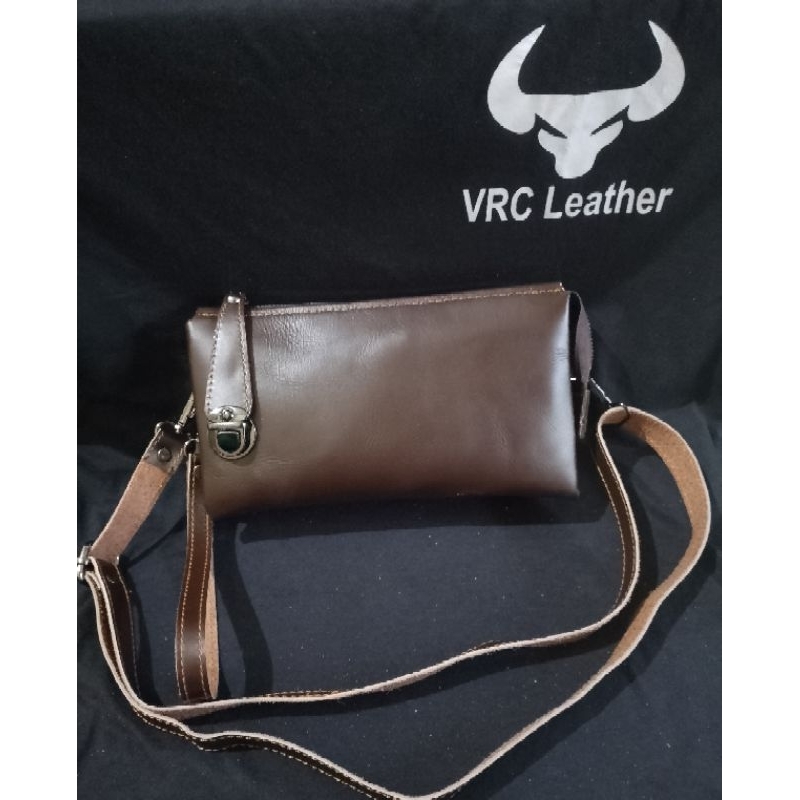 Handbag Tas Tangan Pria / Wanita Kulit Sapi Asli Original