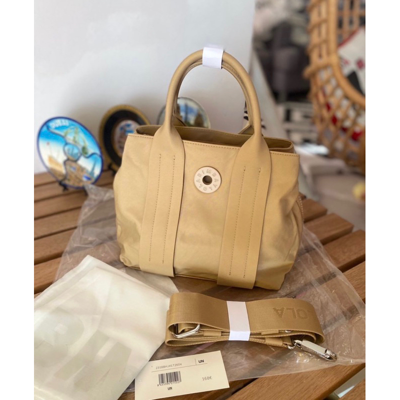BYL m tote tan bag