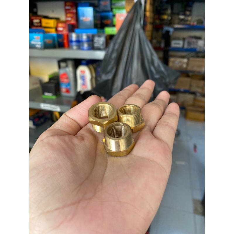 Adaptor sambungan kran tirev kuningan