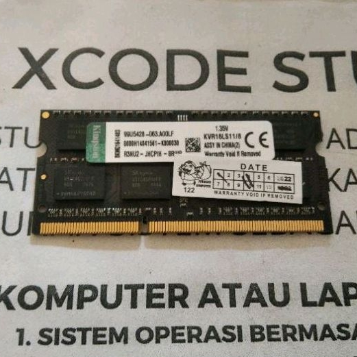 RAM 8GB DDR3L Kingston Baru beli