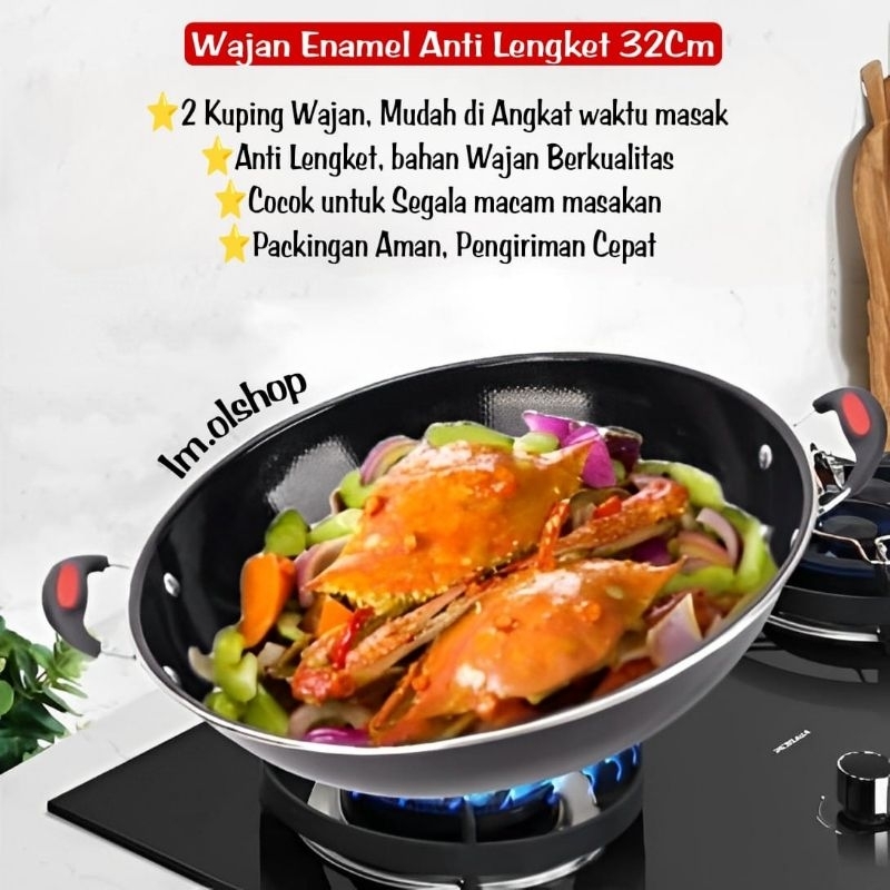 wajan anti lengket wajan masak mudah di bersihkan⭐Im.olshop⭐