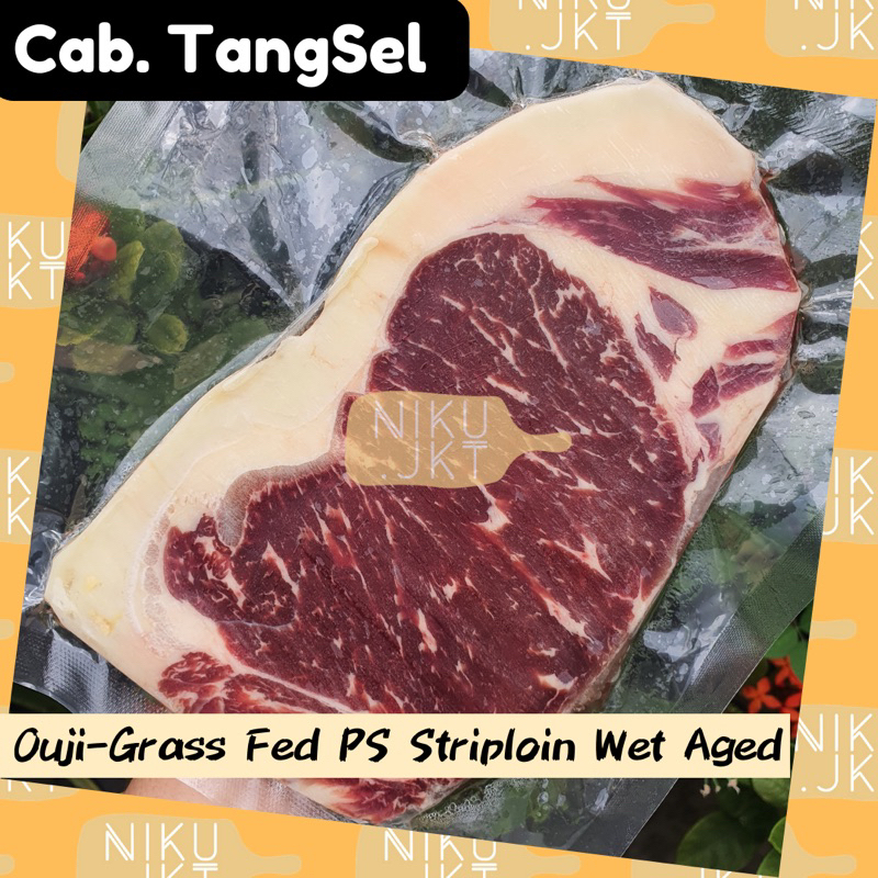 

Daging Sapi Beef Steak HALAL NZ Prime Steer Grass Fed Striploin Wet Aged - 200gr