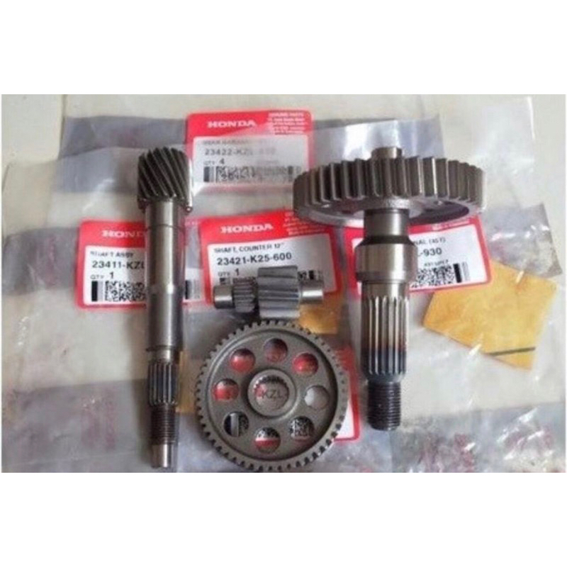 GIGI GEAR GARDAN RASIO SET AS PULLY AS RODA BEATF1 SCOOPY SPACY VARIO 110 INJEKSI HONDA K25 KZL