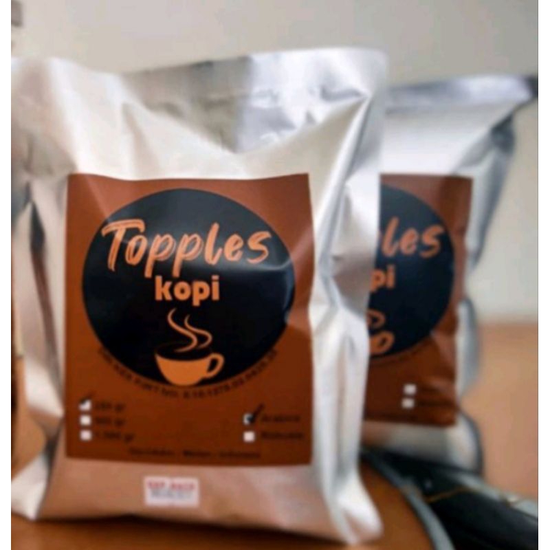 

KOPI BUBUK PREMIUM HITAM ASLI TOPPLES KOPI ROBUSTA SIDIKALANG 500 GRAM