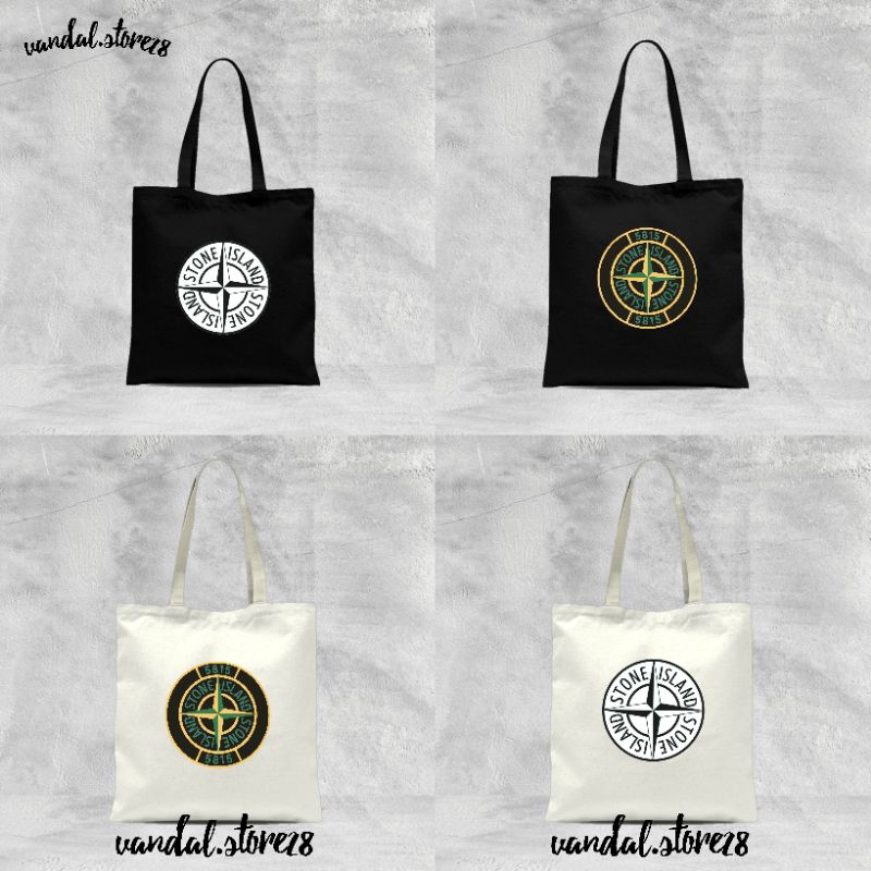 [PAKAI RESLETING] Totebag Tote bag Stone Island Premium Kanvas