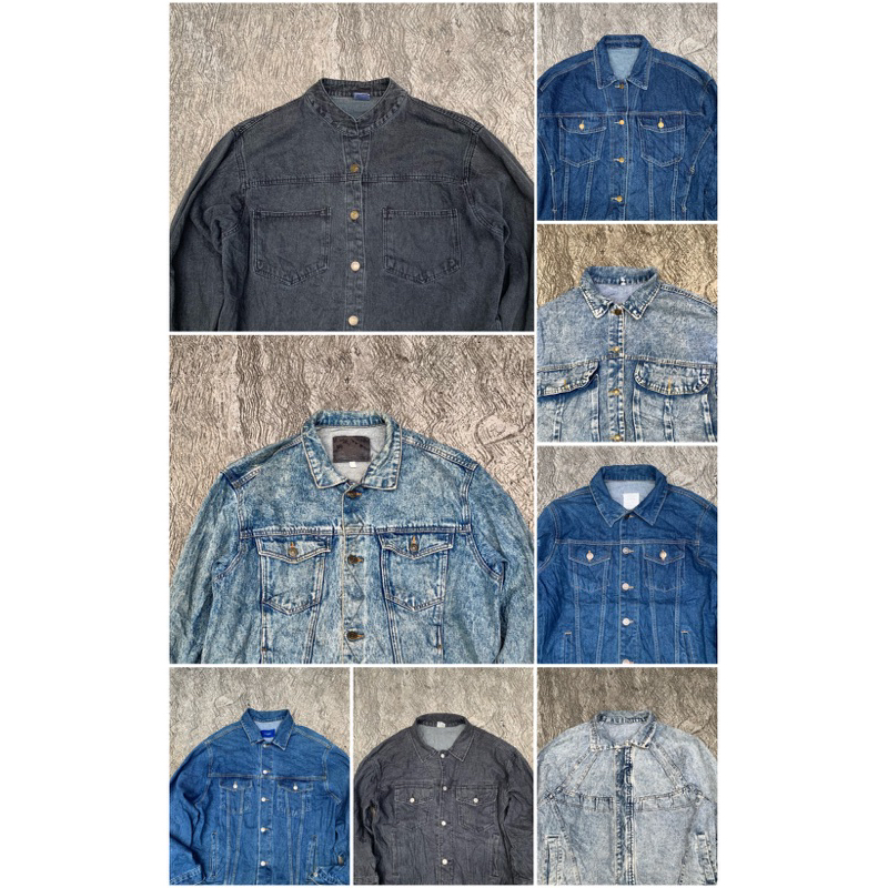 Jaket jeans second / jaket denim / levis second / trucker jeans second / not selvedge