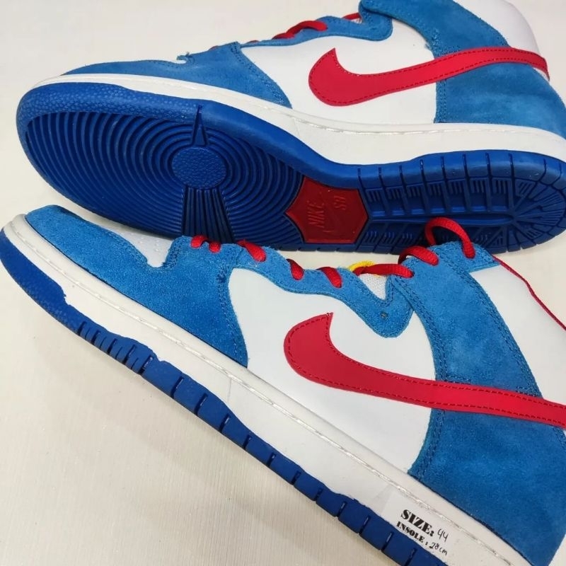 Sepatu SB DUNK HIGH' x Doraemon