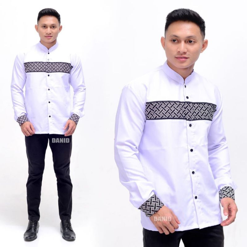 Baju Koko Gus Azmi Dewasa Premium Lengan panjang By Zellshop