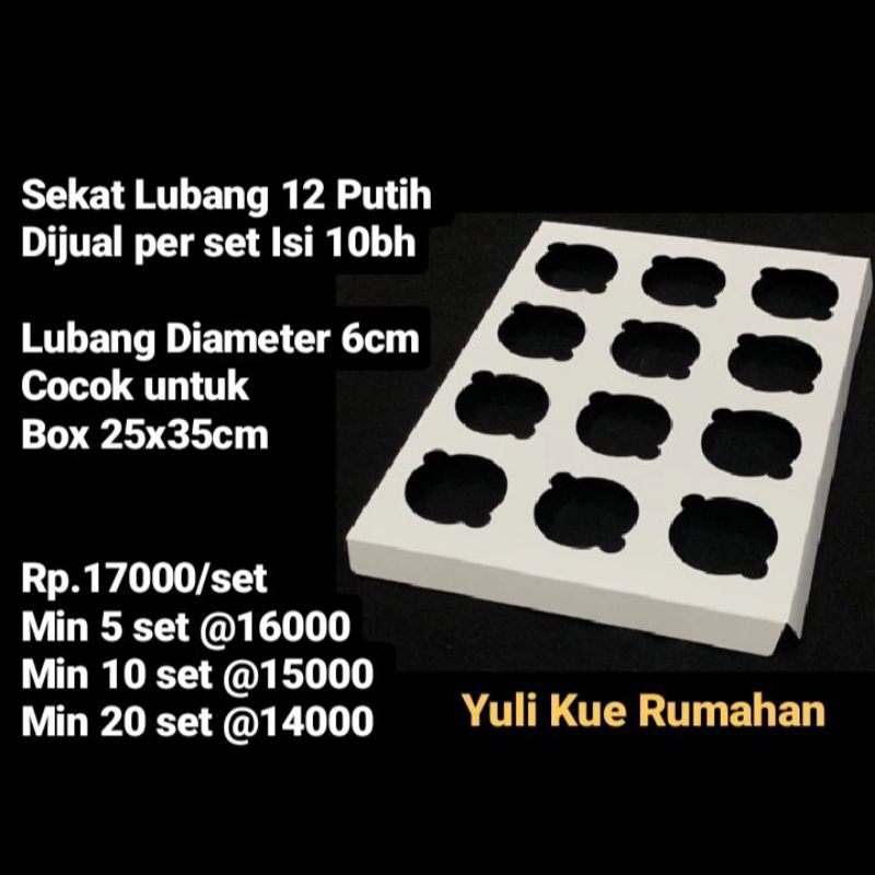 

Sekat lubang 12 putih diameter 6cm utk box 25x35cn dijual 1 set isi 10 lembar