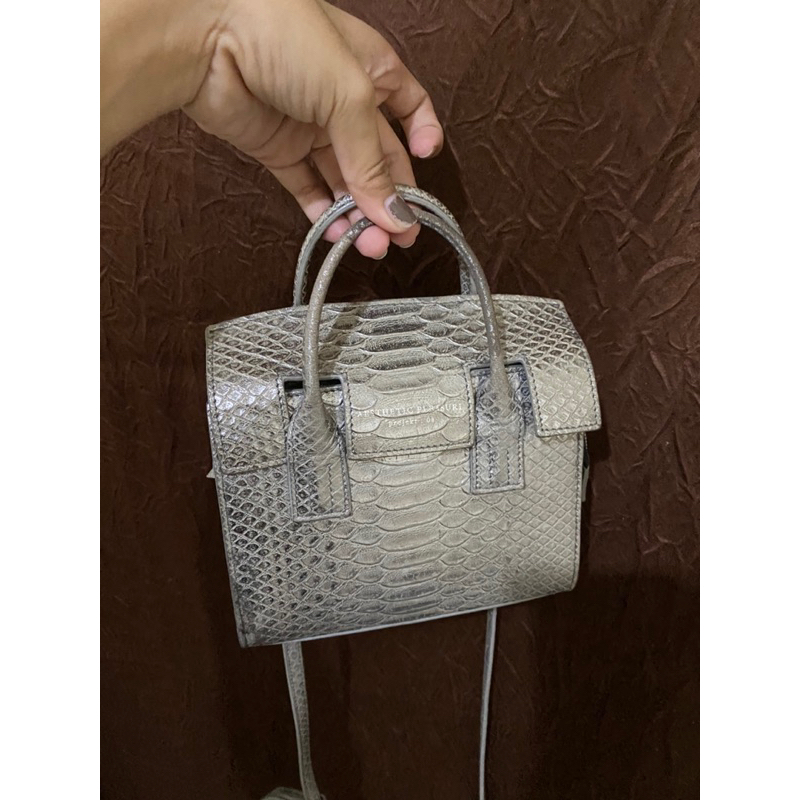 aesthetic pleasure silver-snakeskin micro isolation