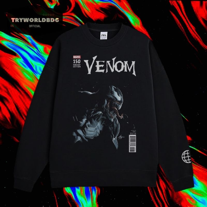 TRYWORLDBDG OFFICIAL "VENOM" CREWNECK | SWEATER | HOODIE | CREWNECK FILM | CREWNECK VENOM MARVEL CP.