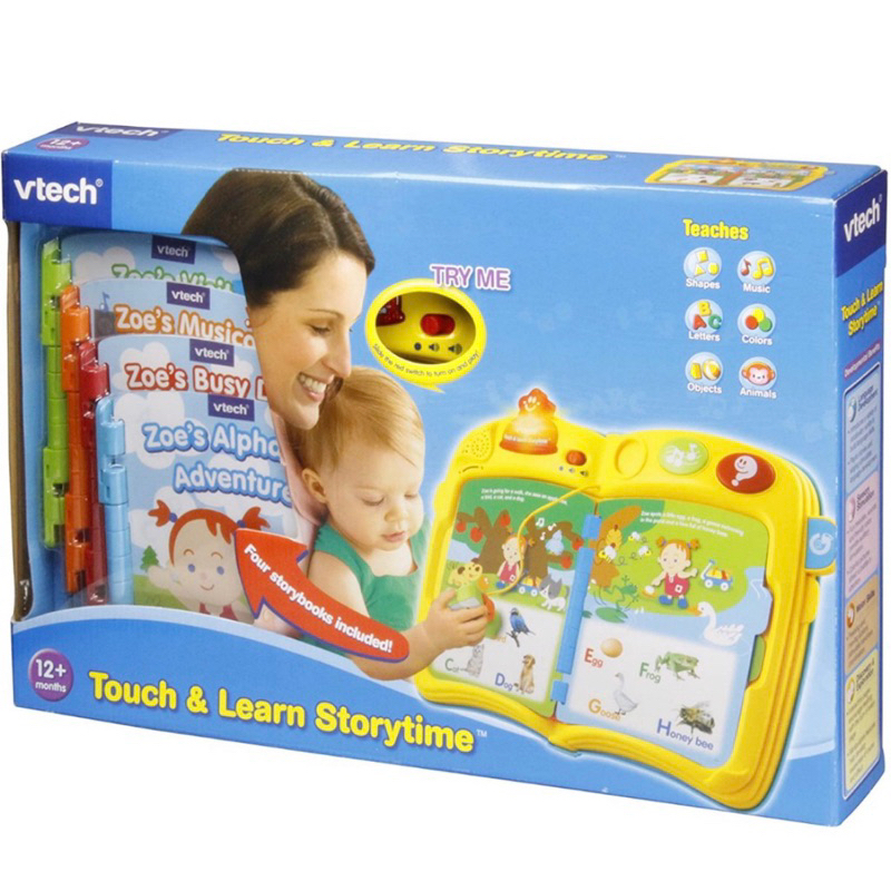 preloved vtech touch and learn storytime mainan edukasi anak