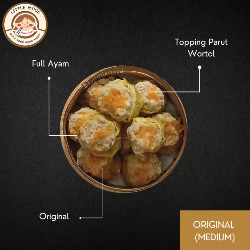 

Dimsum Siomay Ayam ORIGINAL Isi 10 (FROZEN) Size MEDIUM (Bandung)