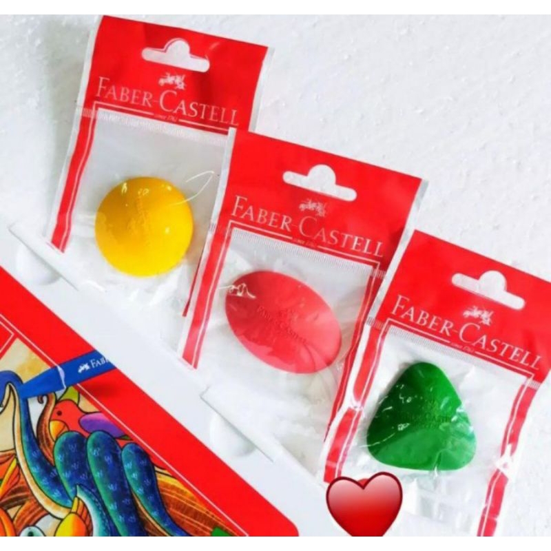 

Penghapus Crayon Faber-Castel/Penghapus Pensil Warna Faber-Castell - Trianguler