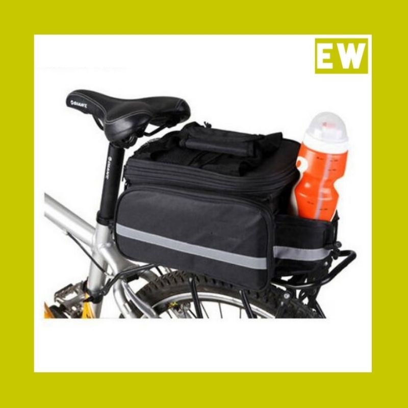 Tas Sepeda Lipat Belakang Multi fungsi Tas Selempang MTB Gunung Mini Waterproof Anti Air