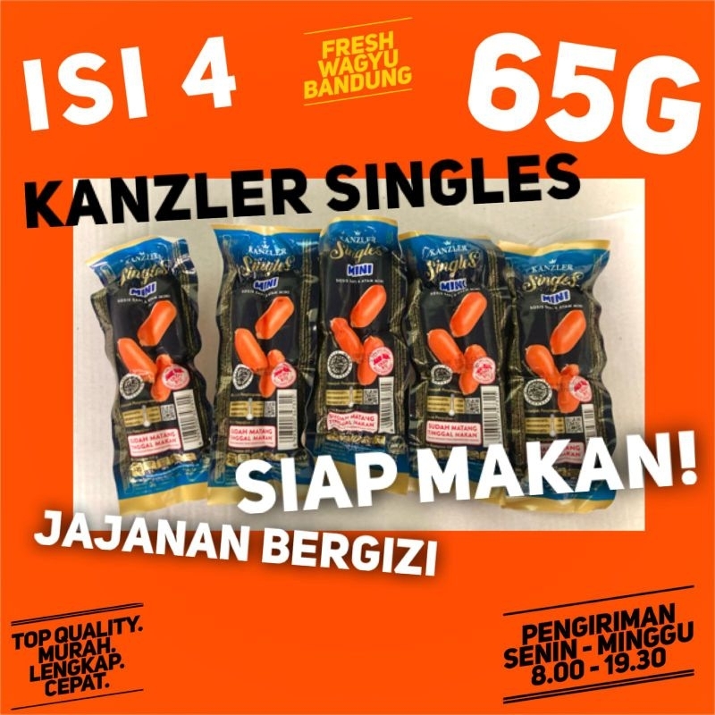 

KANZLER SINGLES MINI ISI 4 TINGGAL MAKAN Sosis Siap Makan Instan