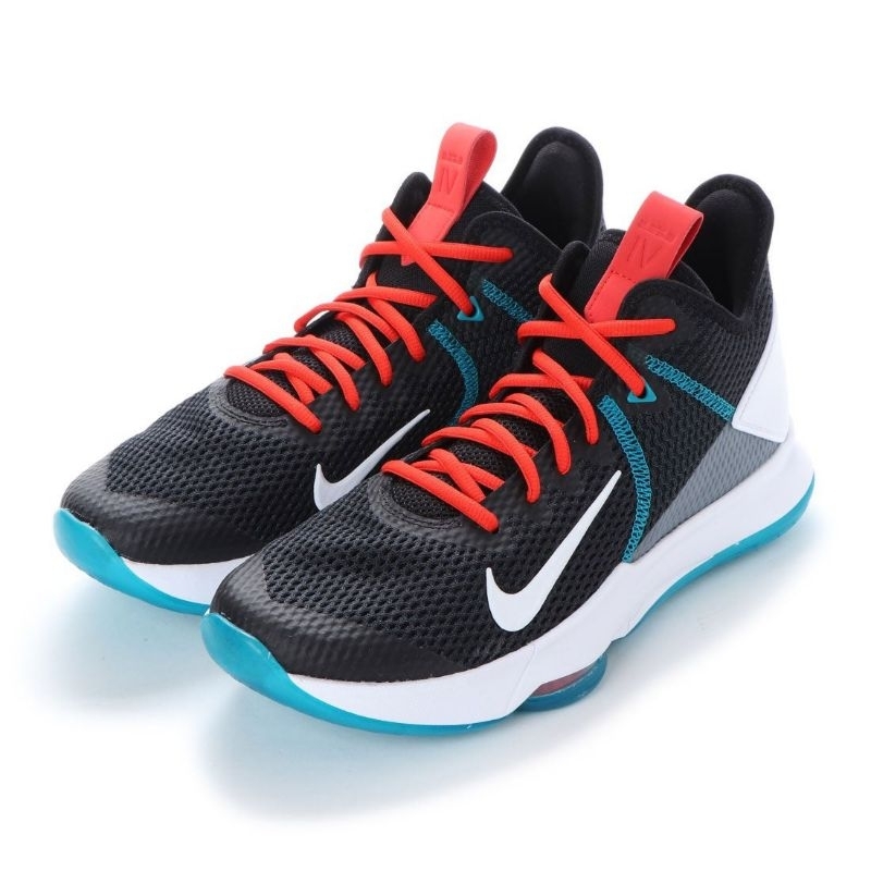 SEPATU BASKET ORIGINAL - NIKE LEBRON WITNESS IV BLACK WHITE RED BLUE CD0188005