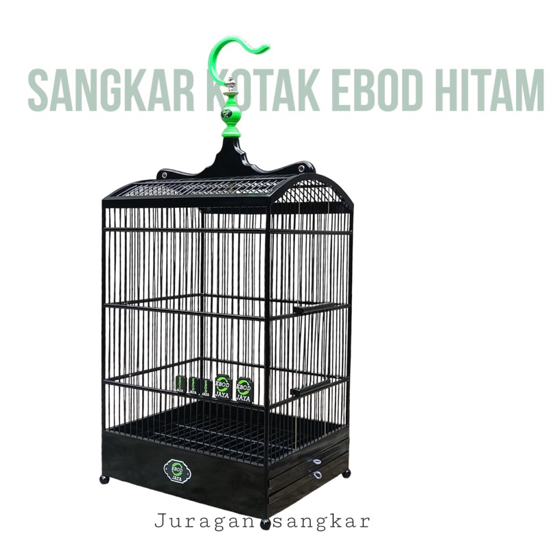 SANGKAR KANDANG KOTAK EBOD HITAM COKLAT MERAH TOSCA NO 1 2 3