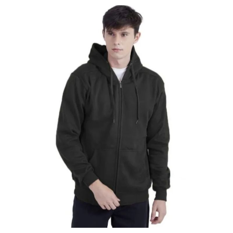 Sweater hoodie zipper pria wanita Premium Distro
