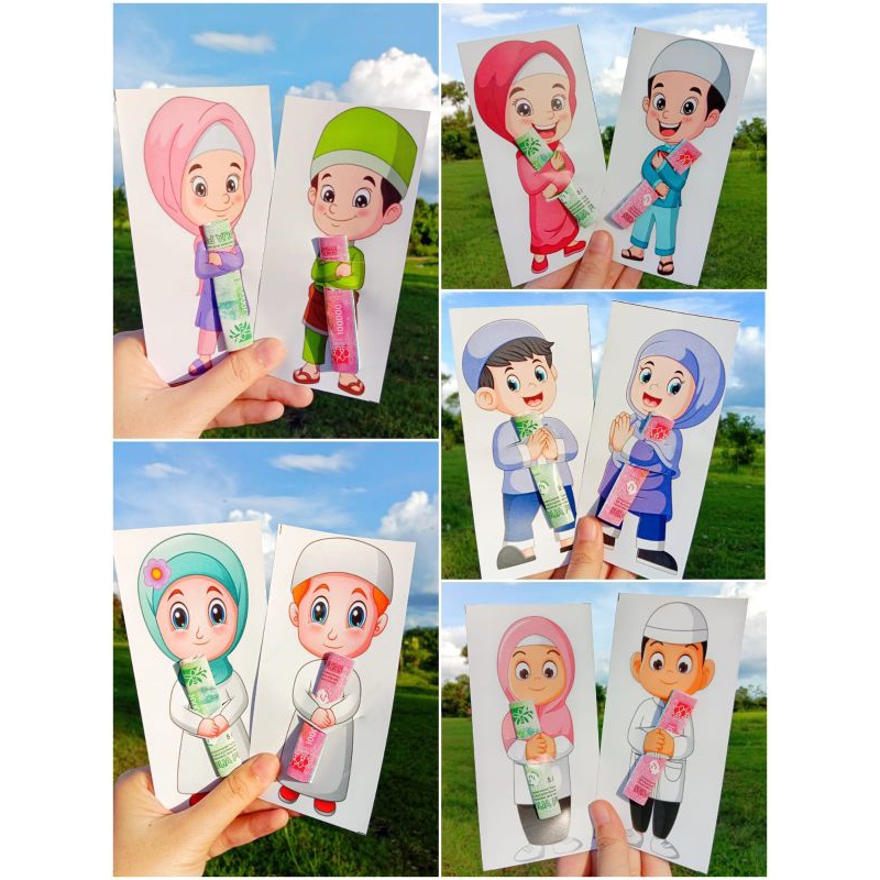 

Amplop Lebaran motif Peluk