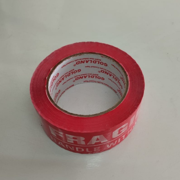 

Lakban Fragile Merah 48mm x 100m Merk Goldland Murah dan Berkualitas