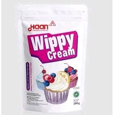 

JUAL CEPAT! Whip Cream Haan Wippy Cream 200gr / Whipped Whipping Cream