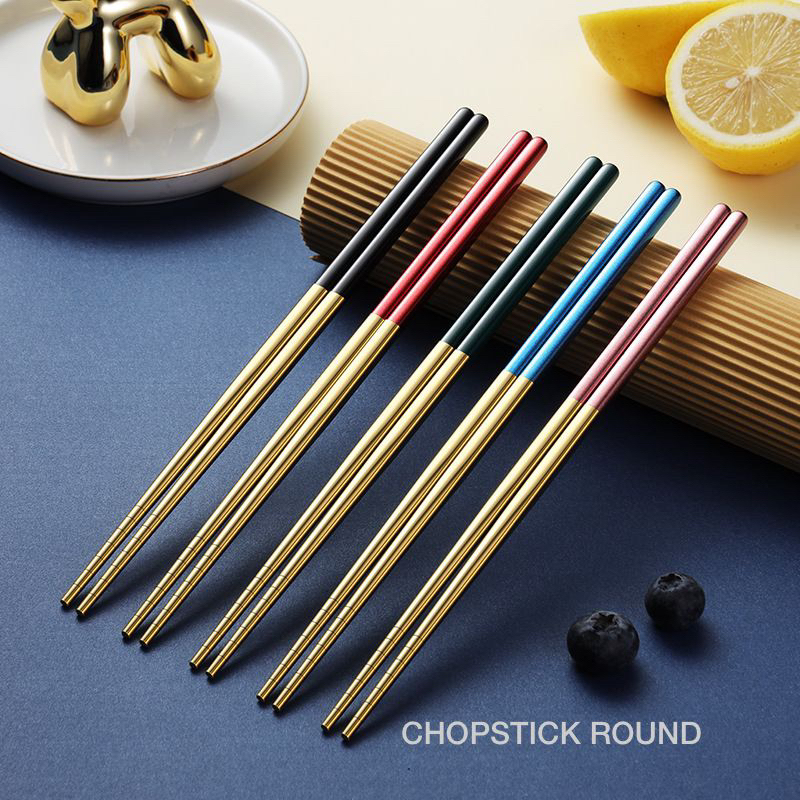 LITTLEDAISY| KOREAN CHOPSTICK SUMPIT KOREA GOLD EMAS SUJEO STAINLESS STEEL 100% PREMIUM QUALITY/HIGH QUALITY