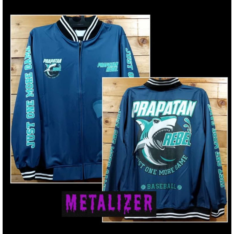 Jaket Baseball Musik Metal Rock Band Official Prapatan Rebel Type 001