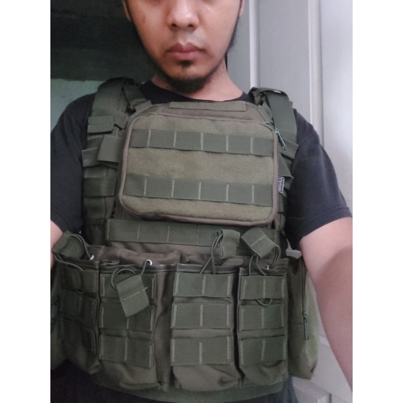 Rompi / Vest Hijau Army / Plate Carrier / Rompi Tactical