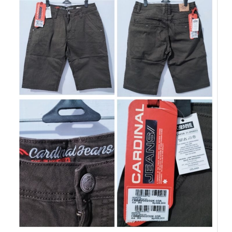 CARDINAL CELANA PENDEK PRIA ORIGINAL.