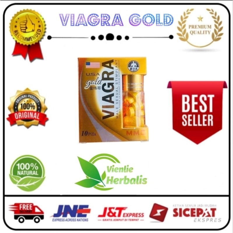 VIAGRA GOLD MMC PFIZER Isi 10 Tablet VIAGRA USA 100mg Original Asli