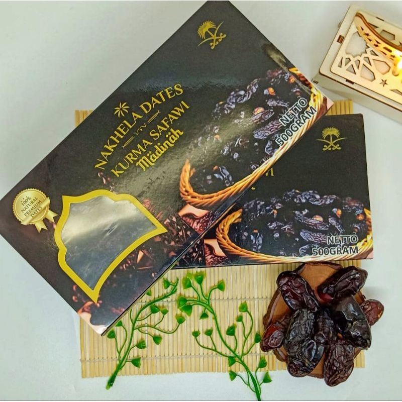 

Kurma Safawi Madinah Nakhela Dates 500gr