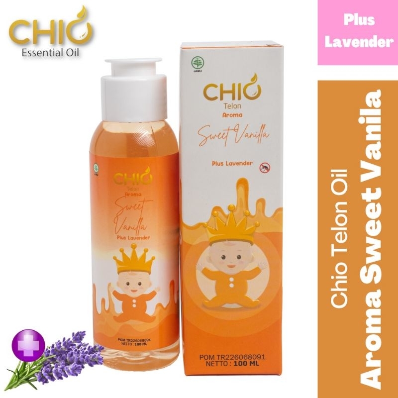 CHIO AROMATIC TELON OIL Lavender 100ml / minyak telon bayi aromatik