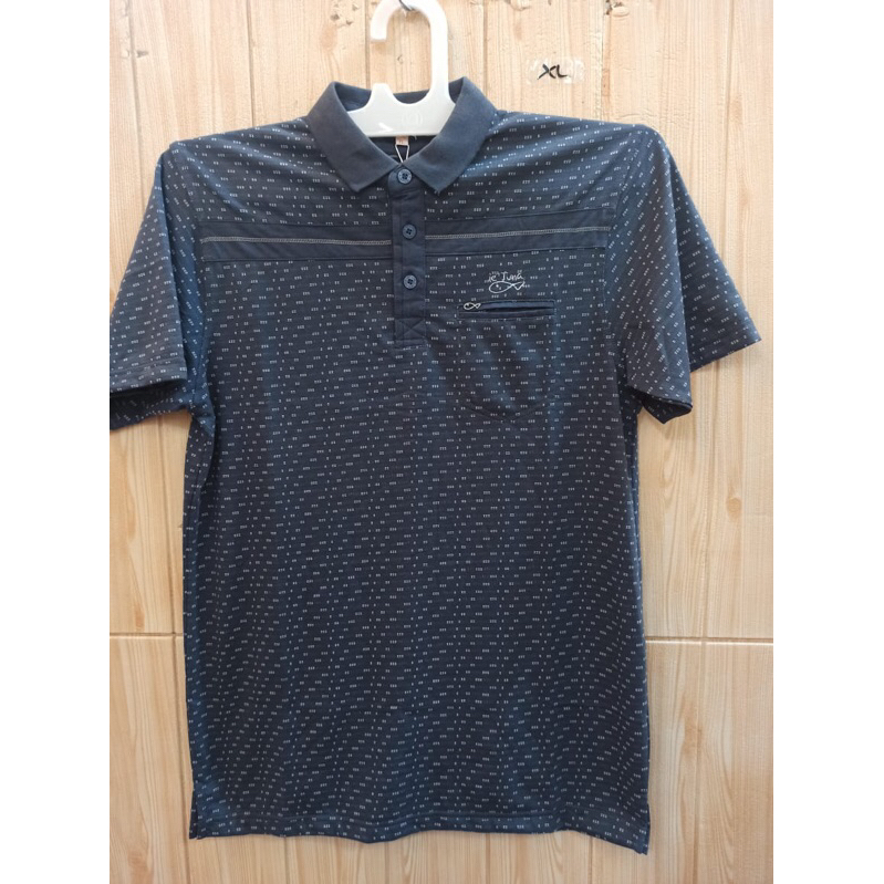 Baju kaos krah kerah lengan tangan pendek pria laki cowo high quality kaos polo halus kantong saku m