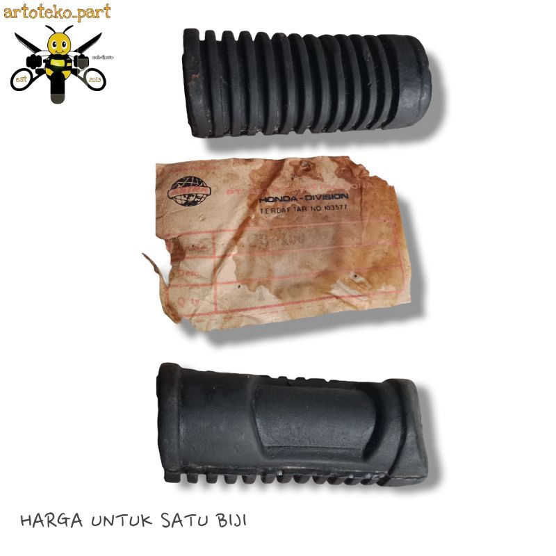 KARET FOOTSTEP FOOT STEP L DEPAN CB100 CB 100 NOS