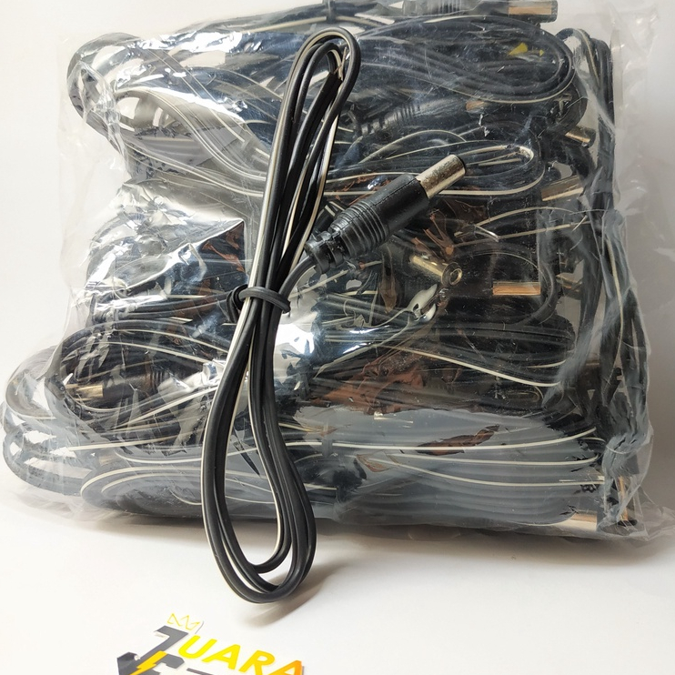 KABEL + JACK DC 5.5 mm | Kabel 70 cm Dengan Tambahan Jack DC