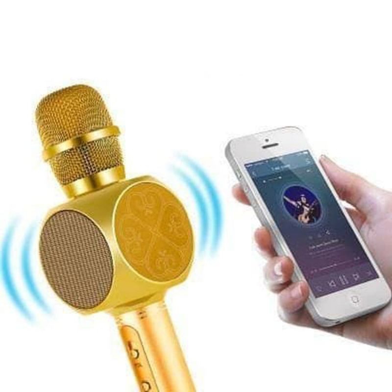 Mic Bluetooth SU YSD YS 63 original 100% /mic smule YS63/mic ktv + FREE 1 MASKER