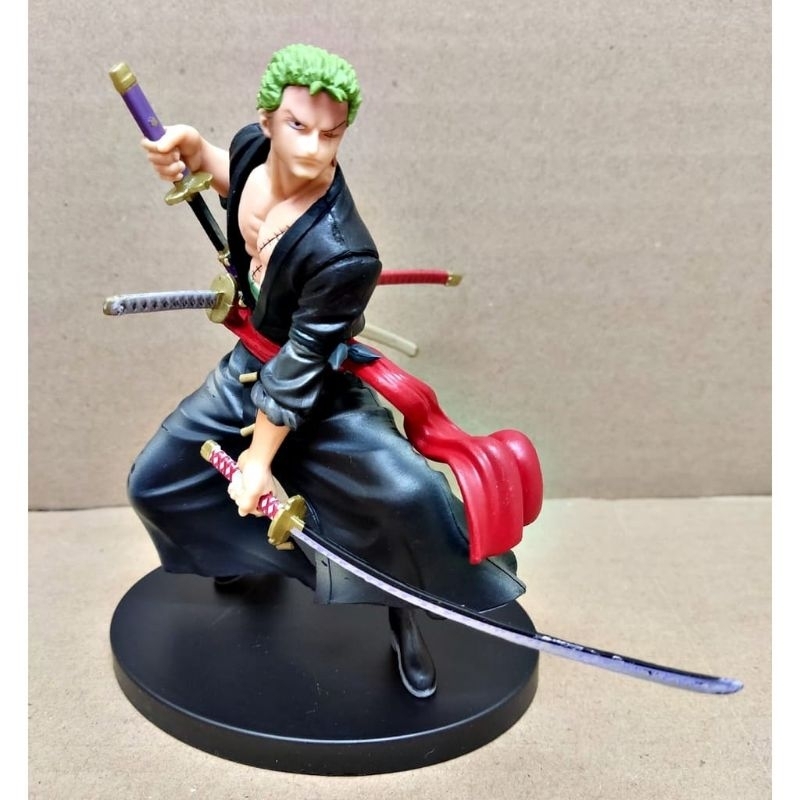 MAINAN ACTION FIGURE ONE PIECE ZORO WANO 18CM / ONE PIECE RORONOA ZORO