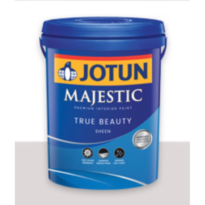 JOTUN MAJESTIC TRUE BEAUTY SHEEN 20L CAT TEMBOK LIGHT ANTIQUE 0471