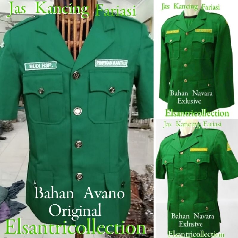 Jas Ansor Kancing Fariasi Bellini Avano Navara Gratis nama